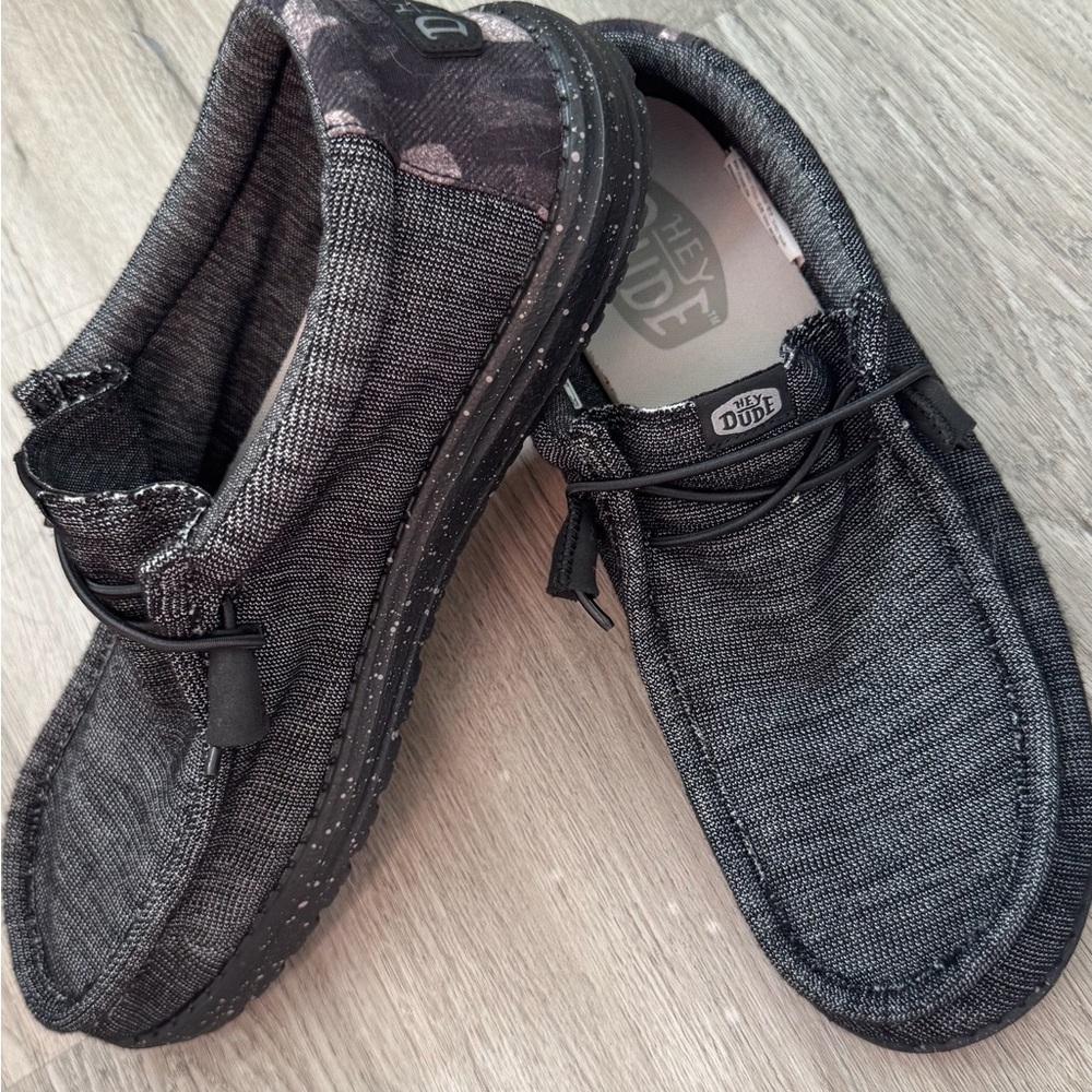 Hey Dude Charcoal Slip-On Shoes